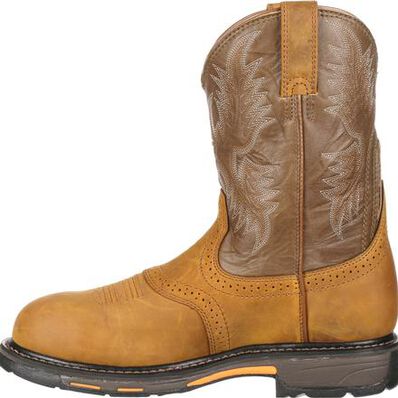 MEN'S ARIAT WORKHOG PULL-ON H2O COMPOSITE ROUND TOE 10008635 SALE!